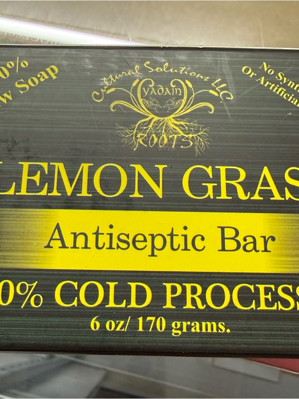 Lemon Grass Cold Pressed Raw Soap Bar